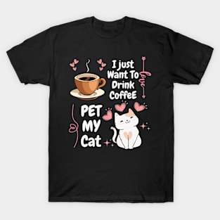 Coffee & Cat Vibes Ⅱ T-Shirt